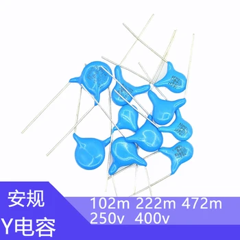 Güvenlik Y kondansatör 250v 400v 102M 103M 222M 223M 471M 472M 470pF 1nF 10nf 4.nf 4.7nF