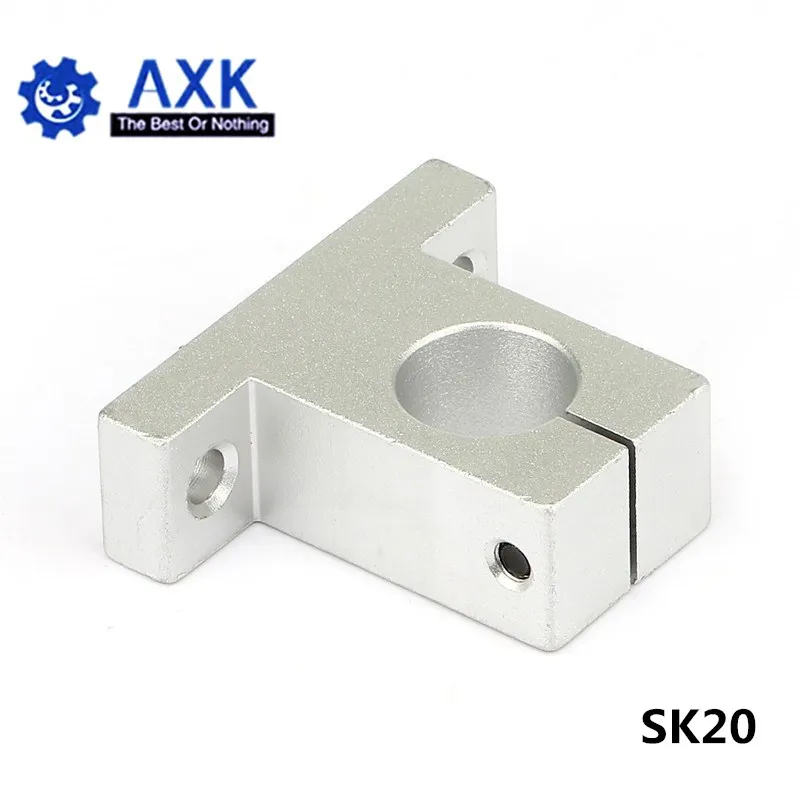 

4pcs/lot SK20 20mm linear bearing rail shaft support XYZ Table CNC Router SH20A