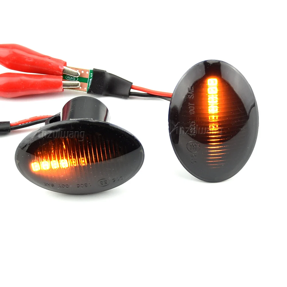 

1 пара автомобильных боковых габаритных фонарей, указатель поворота для Maserati Quattroporte 2003-2012, динамический боковой габаритный фонарь