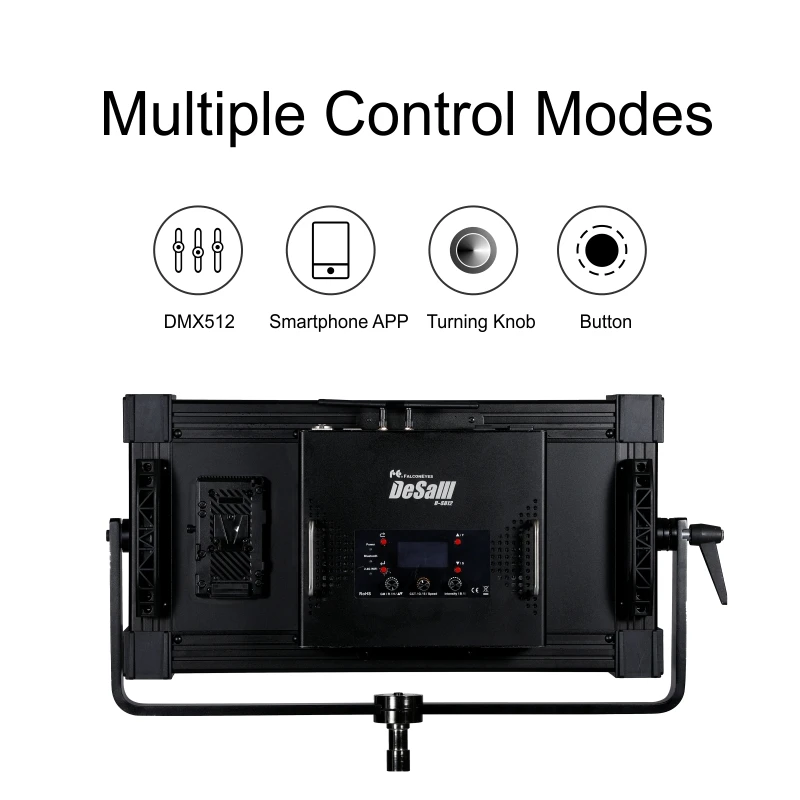 Falcon Eyes 400W RGB LED Video Fotografia Light Support Bluetooth(APP) Control 8 Scene Modes Continuous Lighting Lamp DS-812