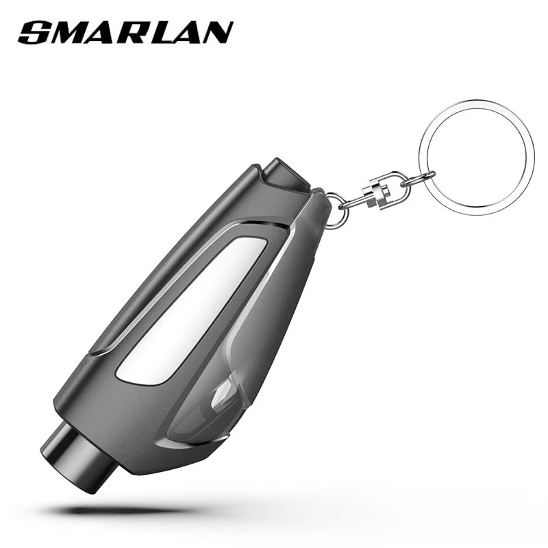 SMARLAN Portable Safety Hammer For Car/Bus Window Breaking LifeSaving Escape Rescue Tool Seat Belt Cutter Keychain Marteau Hamer