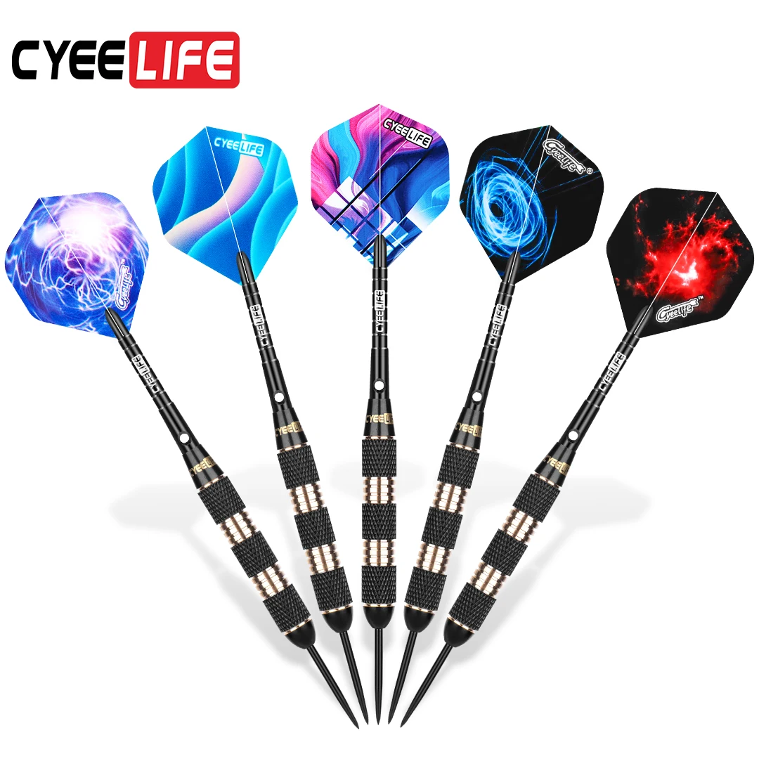 

CyeeLife 30g Professional Heavy steel tip darts with carry case and Extra PET Standard Flights