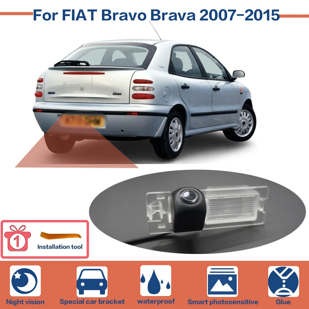 

Для FIAT Bravo Brava 2007-2015 Автомобильная камера ночного видения CCD HD Высокое качество Автомобильная камера заднего вида для парковки заднего вида