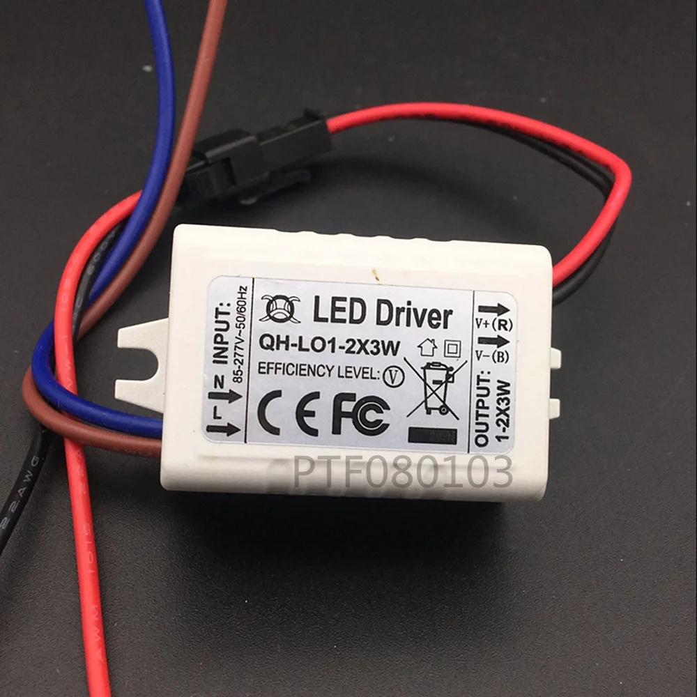 5PCS Constant Current LED Driver 1-2x3W 600mA 3-7V 3W 6W Watt External Lamp COB Power Supply Lighting Transformer