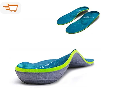 Orthopädische Sporteinlagen mit hoher Fußgewölbestütze für Plantarfasziitis und Plattfüße – Einlegesohlen für Herren und Damen Sneaker – Detail 17