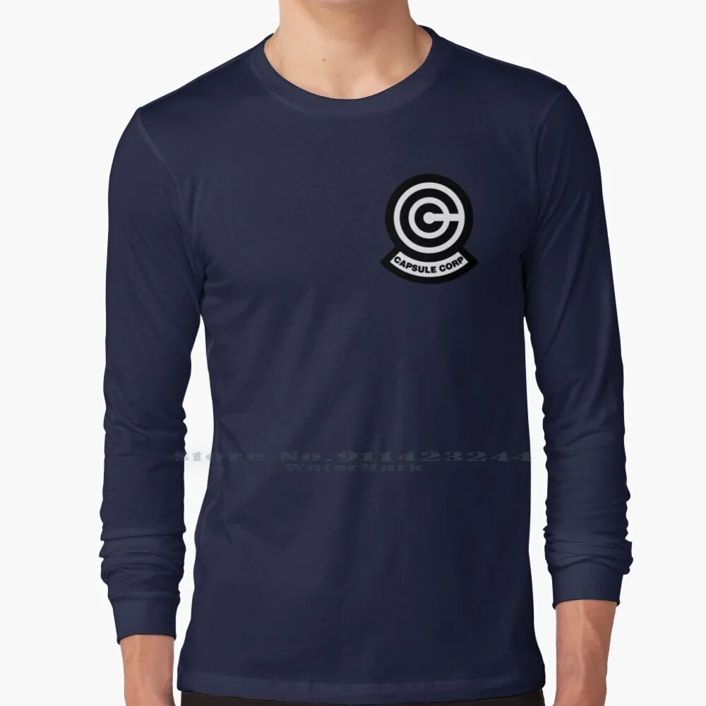 Capsule Corp Logo 100% Cotton Long Sleeve T Shirt Capsule Corp Logo Updated Jan 2017 Tee Short Sleeve Long Sleeve Gift