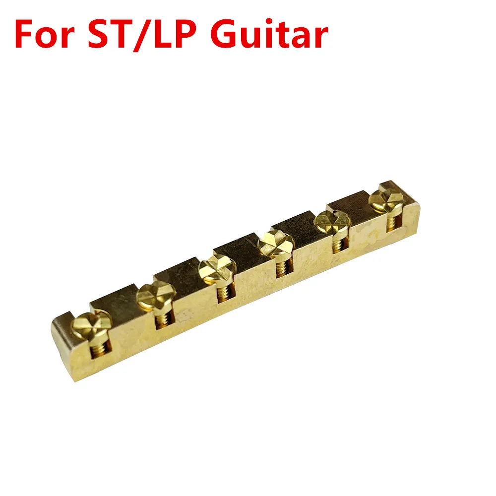 【Made in Japan】1 Piece Electric Guitar Brass Height Adjustable Nut For ST TL Les Paul LP SG Style Guitar 42MM/43MM