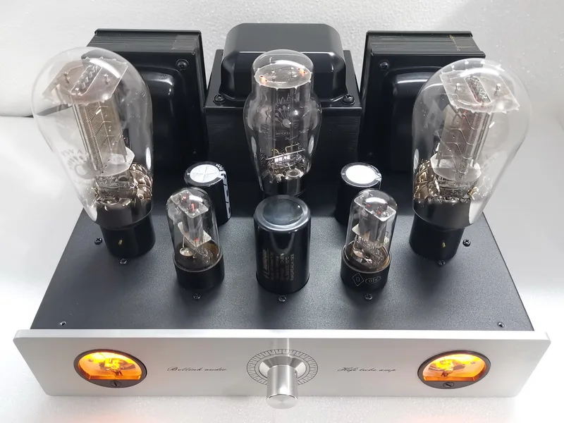 

2A3 300B single-ended tube amplifier, dual-purpose switch, with 2A3SE net-screen eggplant type tube/300B-N