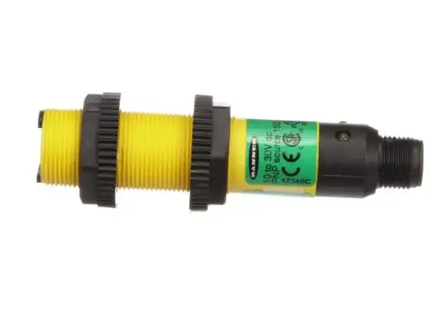 S18SP6FF100Q Photoelectric, Fixed-Field, 18mm Plastic, In: 10-30 VDC, Out: PNP, 4