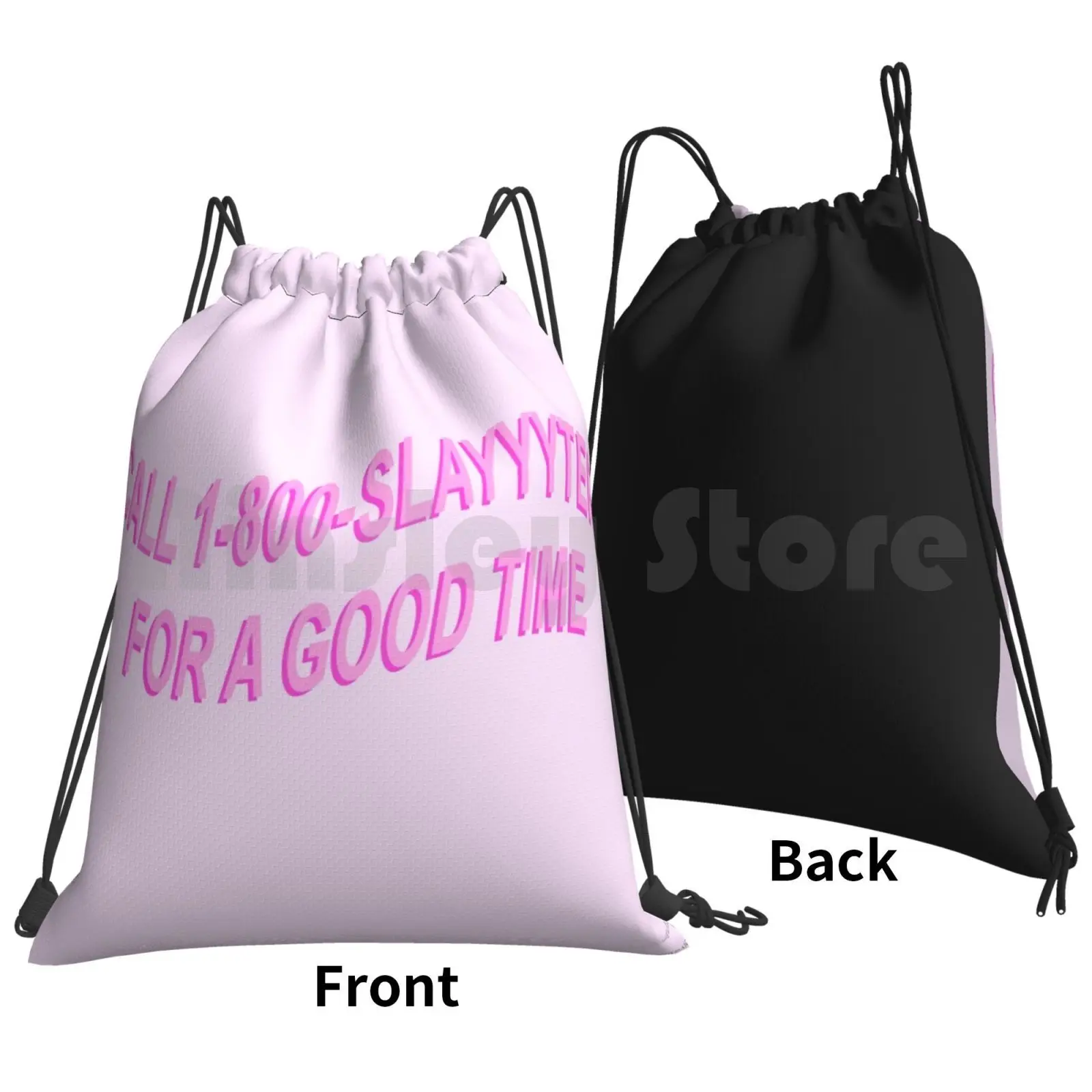 Slayyyter Backpack Drawstring Bag Riding Climbing Gym Bag Slayyyter Pop Music Charli Xcx Kim Petras Sophie