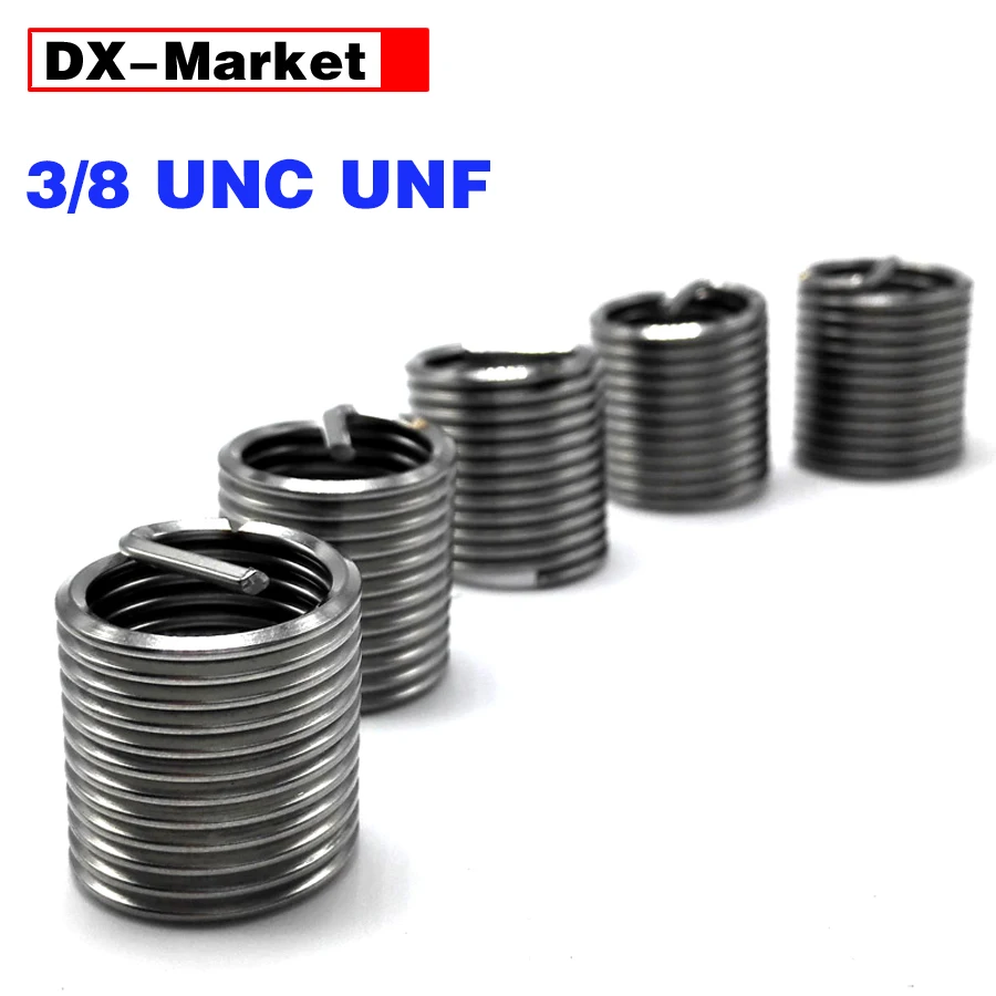 3/8 Threaded Inserts , 304 Stainless Steel Wire Thread Insert , 3/8-16unc ,3/8-24unf ,G003