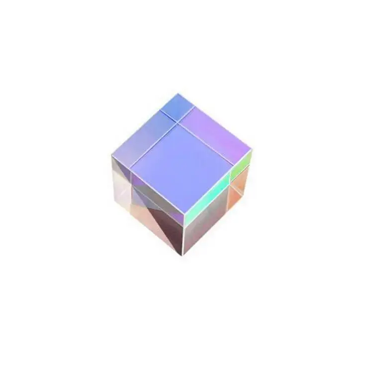 มินิตกแต่ง Optical Glass RGB Prism X-CUBE ฟิสิกส์สอนของเล่นเพื่อการศึกษา Light Cube สำหรับคอลเลกชัน PARTY Gift