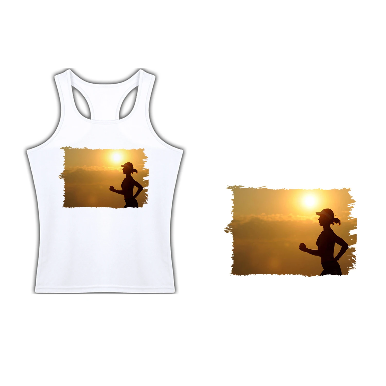 T-SHIRT FOR WOMAN SUSPENDERS NIGHT RUN RUNNING women tshirt