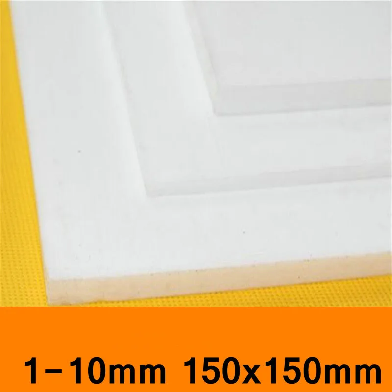 Sheet  Plate Board Block Polytef Polytetrafluoroethylene  Wall 1mm to 10mm High Temperature 150X150mm