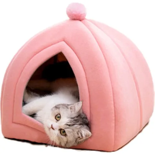 Ihome Triangle Pet Nest Bed For Cats and Dogs