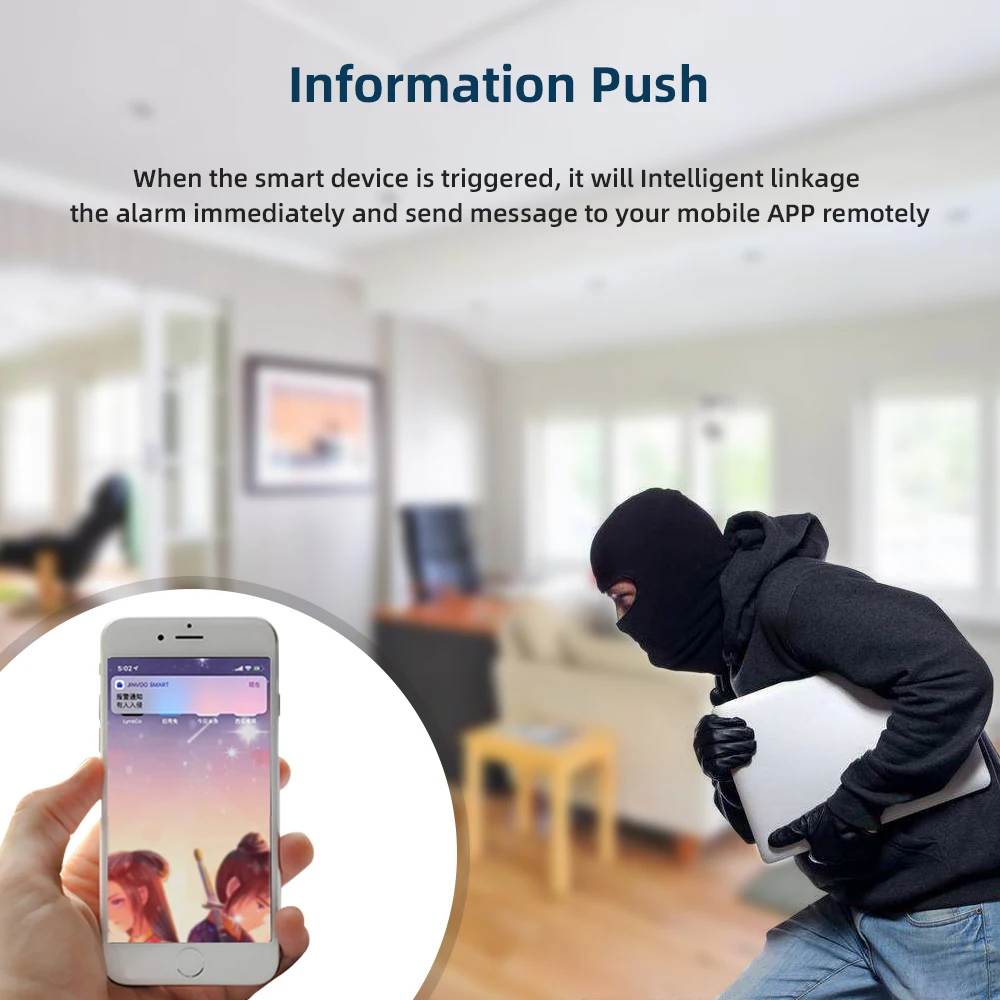 지능형 와이파이 스마트 사이렌 경보 센서, 지능형 연결 스마트 센서, 스마트 라이프 홈 보안 경보, 도난 경보