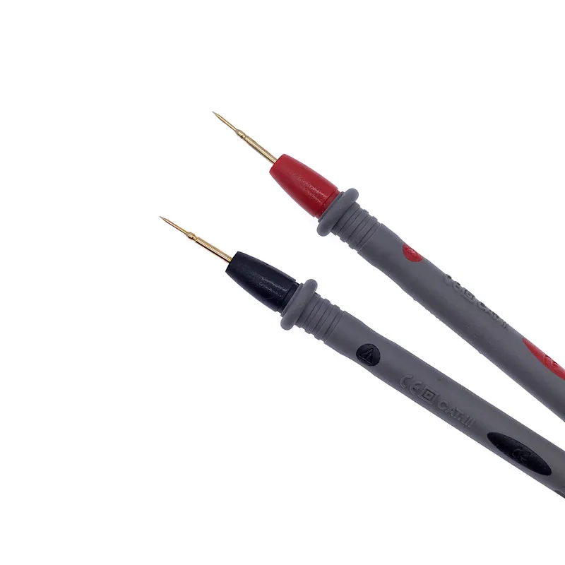 10A 20A Digital Multimeter probe Soft silicone wire Needle tip Universal test leads with Alligator clip a pair