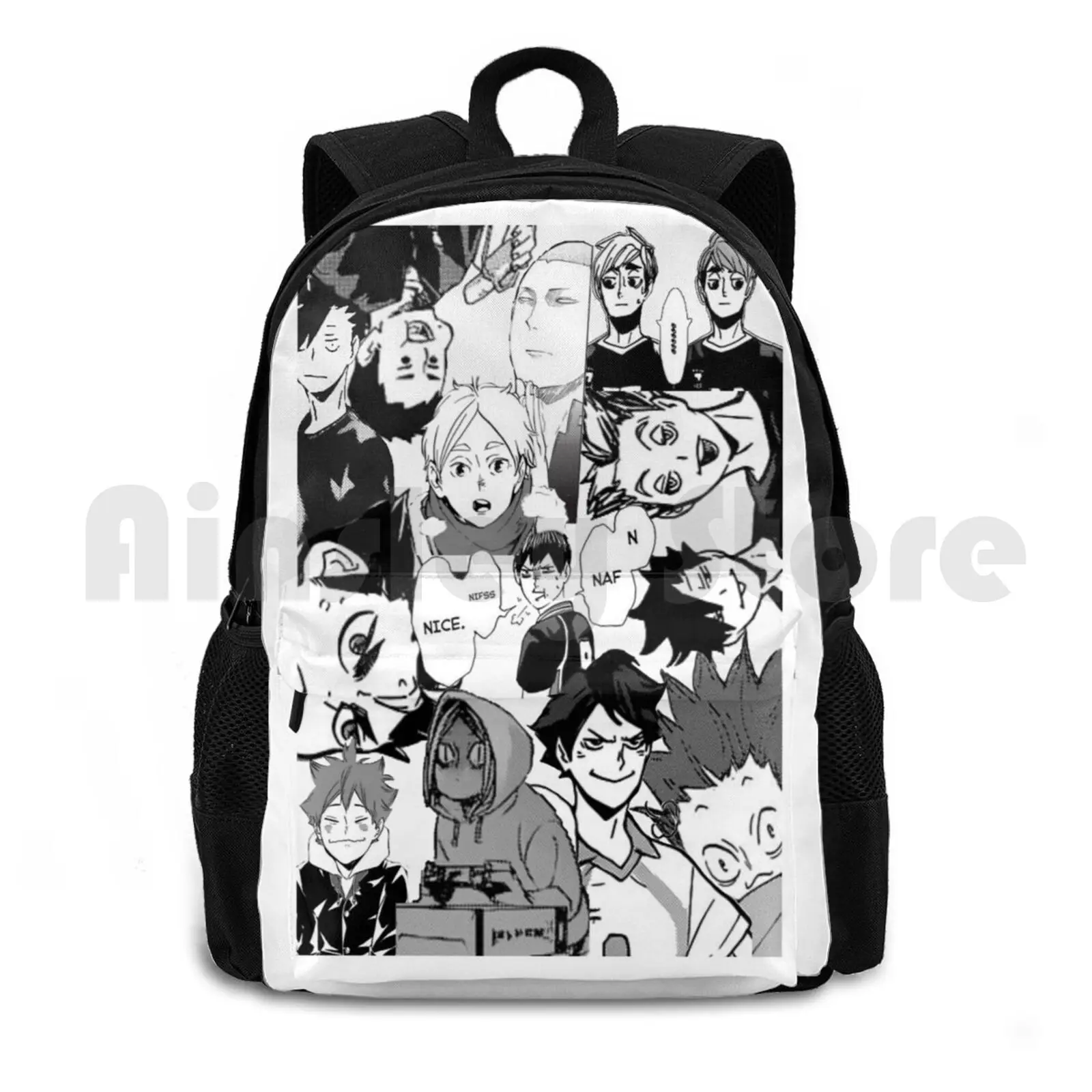 Anime Tees , Cases , Pillows , Mig And Notebooks ? ? ? Outdoor Hiking Backpack Waterproof Camping Travel Anime