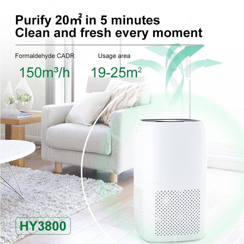 휴대용 공기 청정기 H13 HEPA 탄소 필터와 홈 룸 자동차에 대 한 먼지 흡연자에 대 한 데스크탑 공기 청정기 꽃가루 애완 동물 Dander
