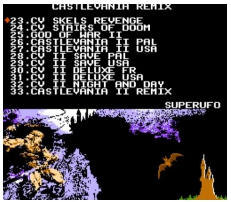 Castlevania remix 42 em 1 cartucho de jogo, 60 pinos cartão de jogo para 8 bit d99 jogador