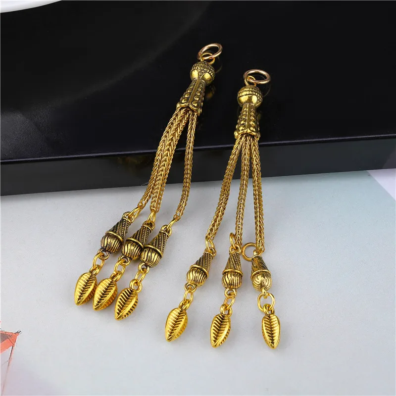 2 teile/los Mehrere Stil Quaste Charms Gebetskette Anhänger Für Schmuck Machen DIY Halsketten Rosenkranz Liefert Zubehör – Detail 5