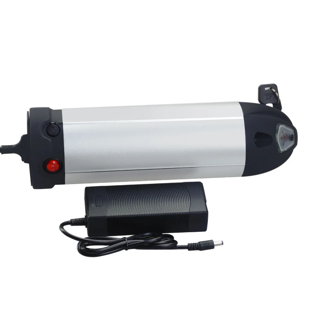 Bateria para bicicleta elétrica, impostos da UE e dos EUA incluídos, 36V, 10.4Ah, 12Ah, 14Ah, 250W, 350W, 500W, 42V, 2A Carregador