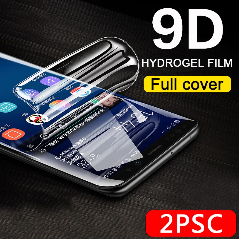 

2PCS Hydrogel Film on the Screen Protector For Samsung Galaxy S21 S20 S10 S9 S8 Edge Ultre Plus Screen Protector For Note 20 10