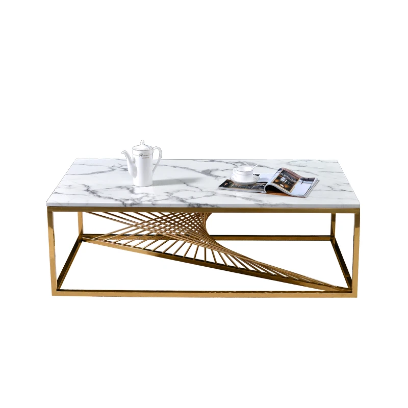 coffee table basse de salon стол журнальный столик escritorio mesa de centro mesa gold rectangle stainless steel eat edge ark