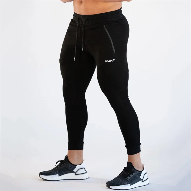 

Joggers Pants Sweatpants Men Casual Skinny Pants Gyms Fitness Bodybuilding Trackpants Male Cotton Trousers Sports Pencil Pants