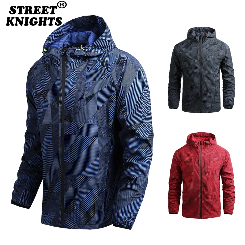 

Men's Windbreaker Jackets Waterproof Military Hooded Water Proof Wind Breaker Casual Coat Male Clothing 2021 Autumn Jackets Men