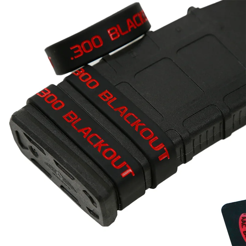 12pcs Magazine Marking Band for 5.56 Nato ,223 REM 300 Blackout Subsonic Magazine Marking Band Multicolors