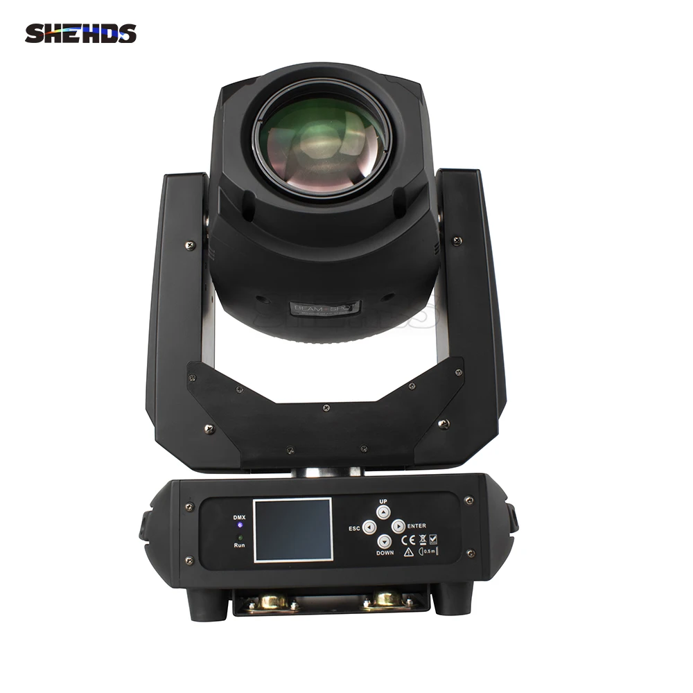 Imagem -02 - Shehds-led Iluminação Spot Beam Moving Head Light Dmx Disco Light Part 200w 2in 1