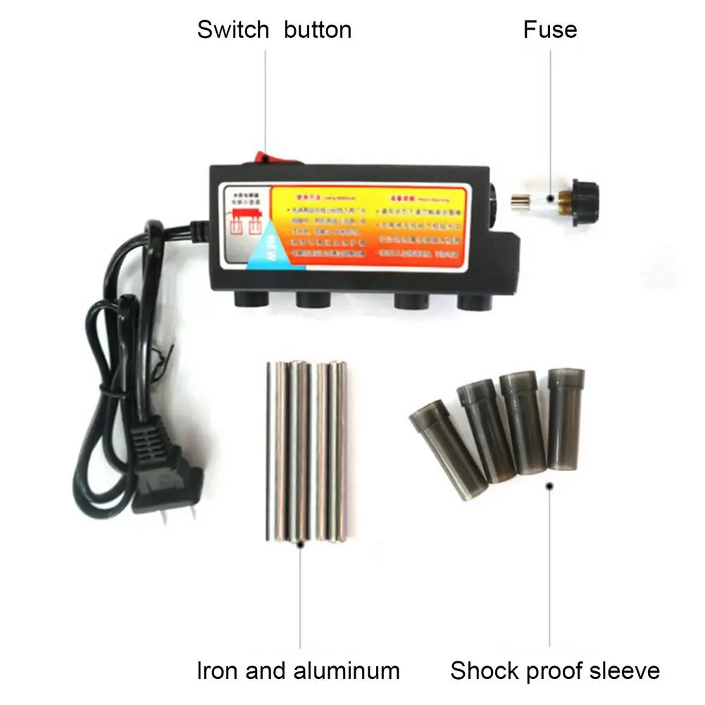 Protable Water Quality Electrolyser Household Test Electrolysis Iron Bars Water Tester Electrolyzer Quick Water Quality Monitors