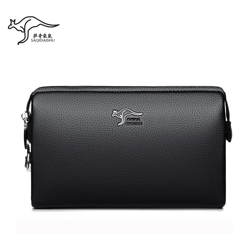 New Men's Coded Lock Day Clutch Anti-theft Business Handbag Male Big Capacity Zipper Long Wallet Phone Case Bag for Man