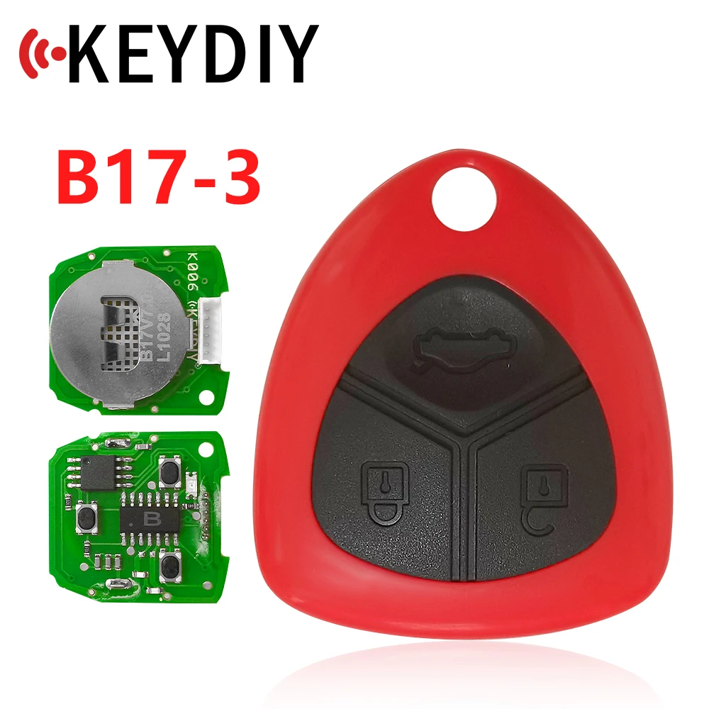 

KEYDIY B Series B17-3 3 Button Universal KD Remote Key for KD900/KD900+/KD-X2/URG200/Mini KD Key Programmer