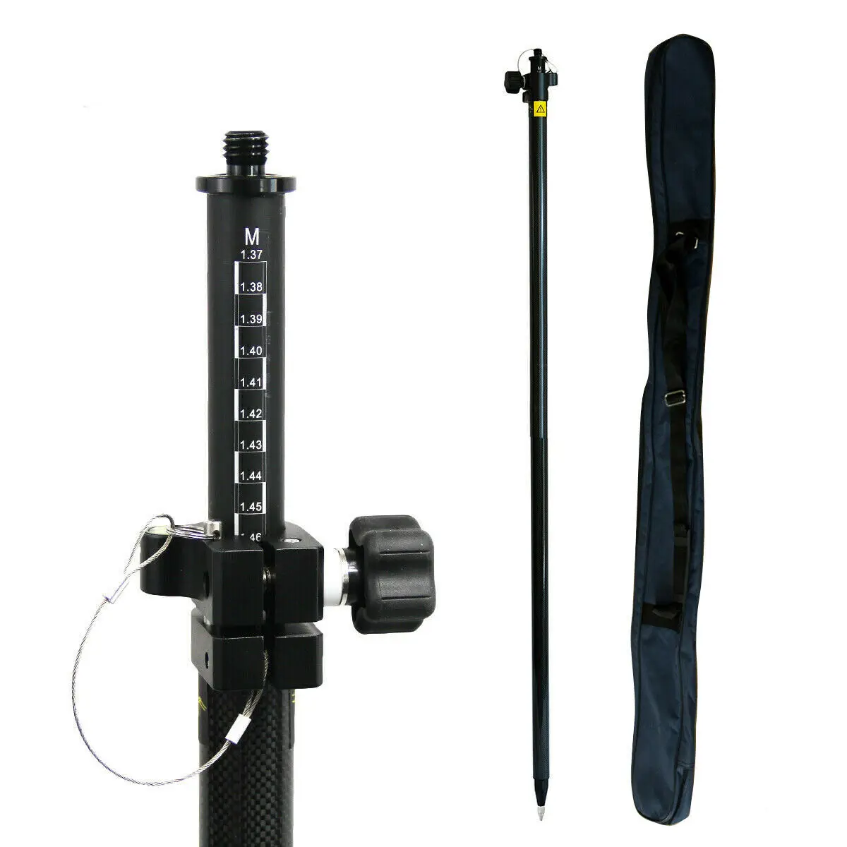 

Carbon Fibre Pole 2.5M for GNSS, GPS RTK Surveying, Total Station Prism