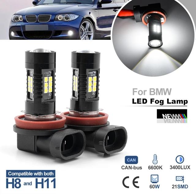 Bmw 1シリーズE81 E87 E82 E88 2シリーズF22 F23 3シリーズE46 canbus led H8 H11フォグランプbmw車の ヘッドライト無ちらつき駆動ライト - AliExpress