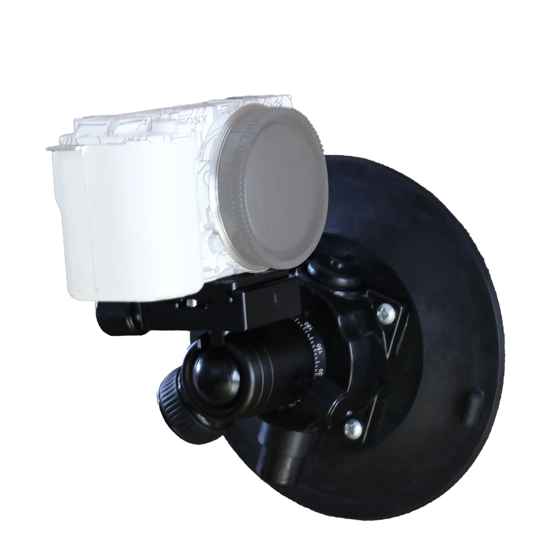Handpumpe Vakuum Saugnapf 1/4" Kamera Stabilisator Halterung für RAM für GoPro für Insta360 DJI Auto Fotografie Lampe Ständer Halterung – Detail 38
