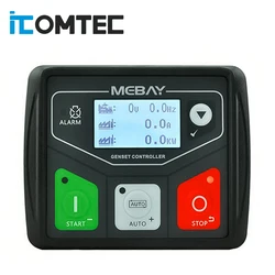 Mebay DC30D Generator Control Module Small Diesel genset Controller Panel USB programmable PC Connection