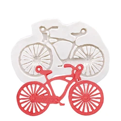 Bicycle Bike Silicone Cake Baking Mold Sugarcraft Chocolate Cupcake Baking Mould Resin Tools Fondant Cake Decorating Tools