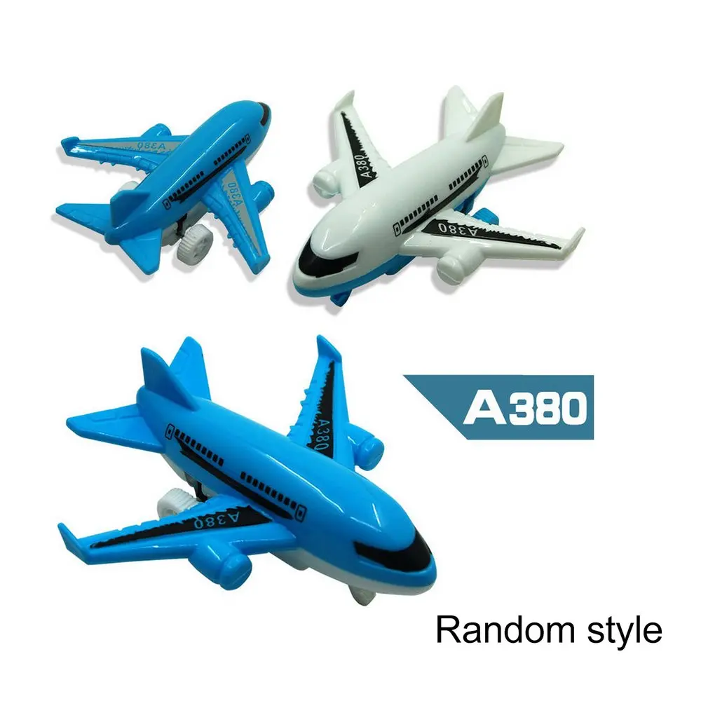 A380 Pull Back Aircraft para crianças, resistente a queda, aeronaves pequenas, brinquedos infantis, presente, novo