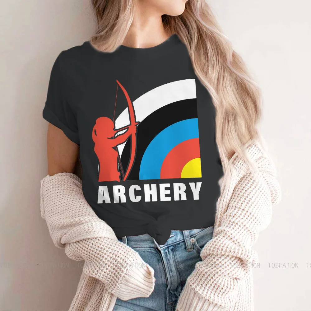 Bow And Arrow TShirt for Woman Girl Archery Soft Casual Sweatshirts T Shirt Novelty Trendy Loose 5XL