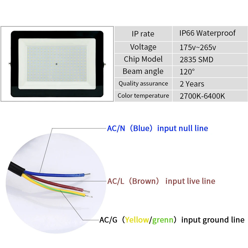 220v led産業用照明50ワット100ワット200ワット300ワット高輝度工場ワークショップガレージ作業灯led鉱業ライト投光器