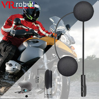 VR robot Motorcycle Bluetooth 5.0 Helmet Headset Wireless Handsfree Moto Earphones Stereo Music Player with Spong for Riding