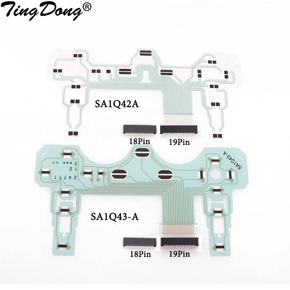 For Sony PS2 SA1Q42A SA1Q43-A Ribbon Circuit Board Film Joystick Flex Cable Conductive Film For PS2 Controller