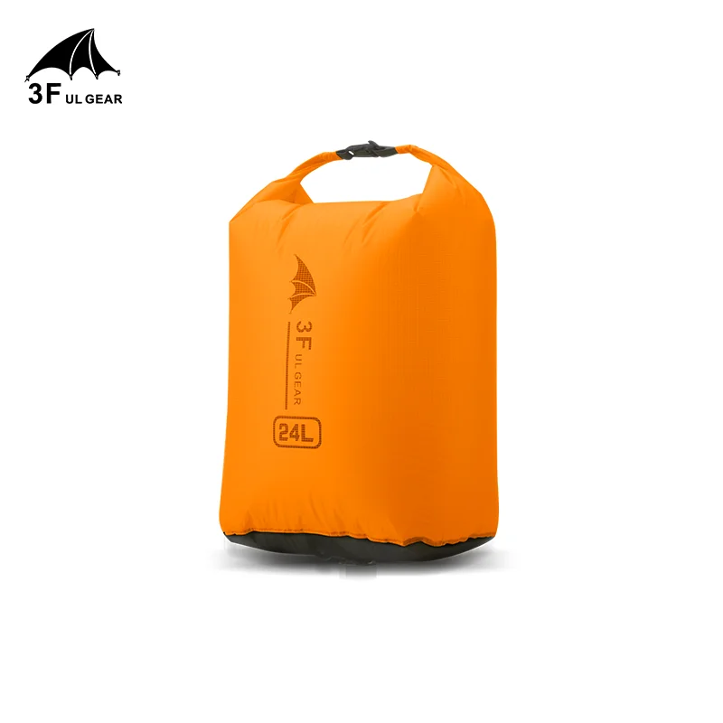 3F UL GEAR 15D Exhaust Drifting Bag Waterproof Bag For Rafting Sports Floating Storage Bags Folding Travel Kits 36L 24L 12L