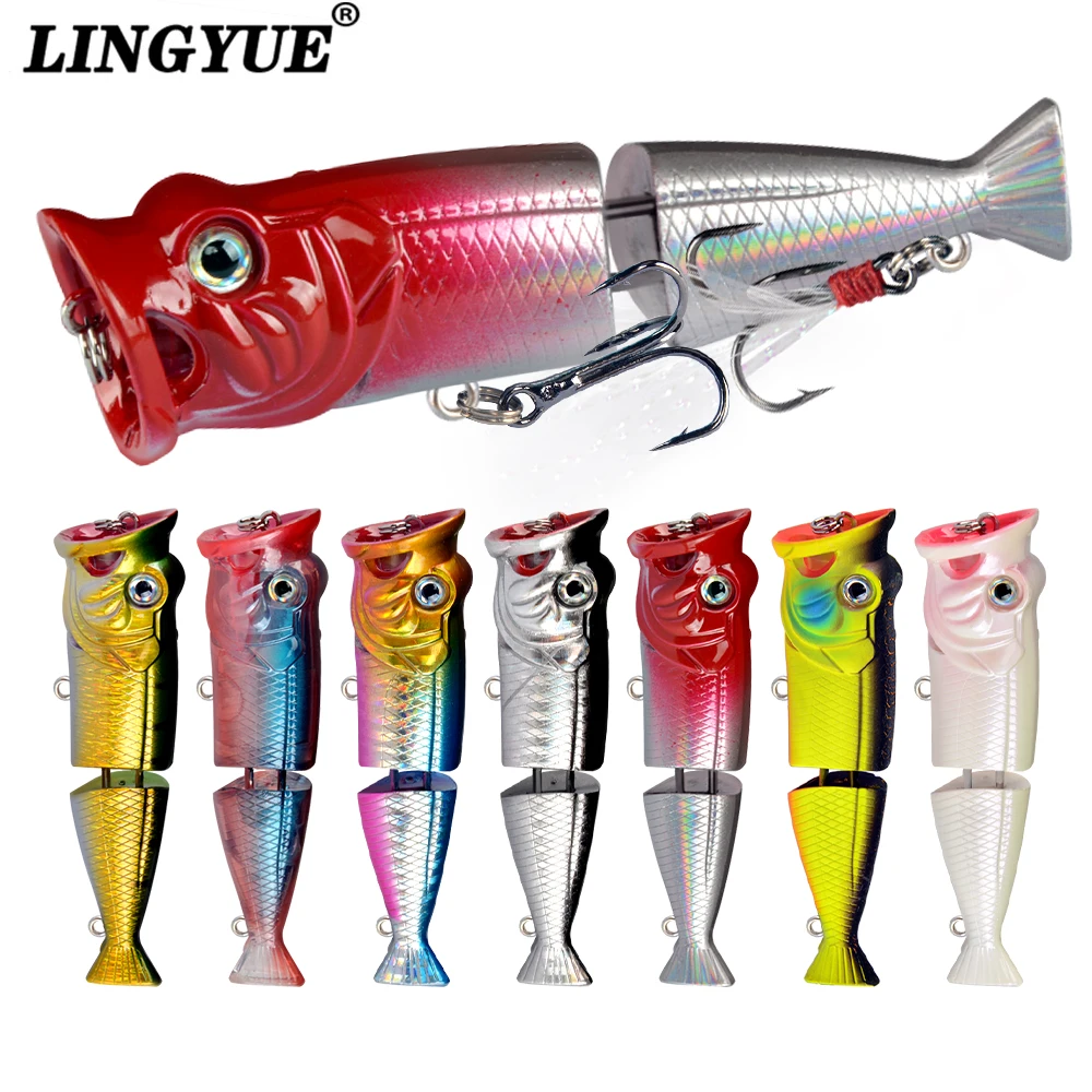 LINGYUE 8cm/11.5g Hard Baits 7 Colors Available Lifelike Fishing Wobblers Artificial Boxed Crankbait Plastic Fishing Lures Pesca