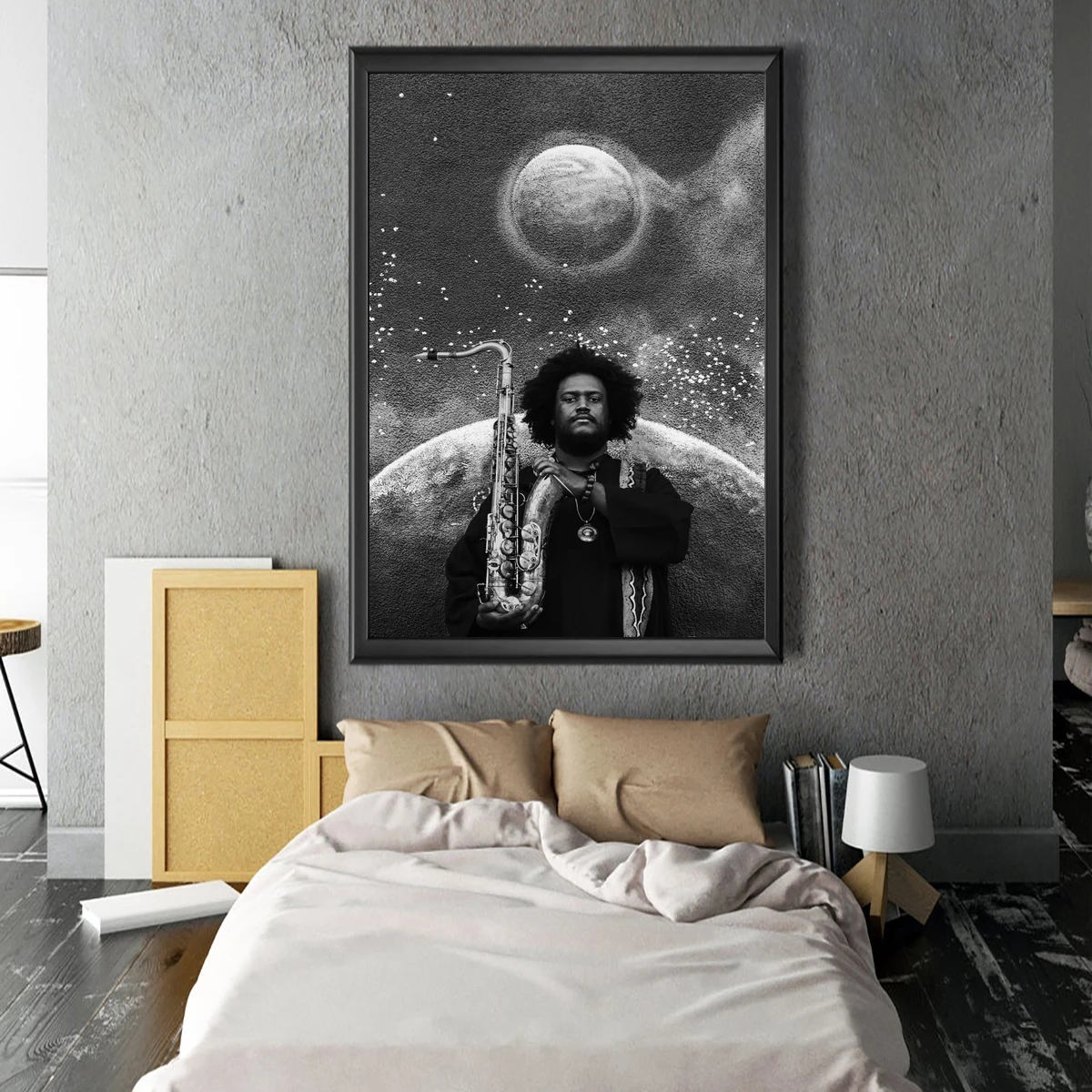 Kamasi Washington The Epic Music Album Cover Poster Rap Hip Hop Pop Music Star Canvas Poster Print (No Frame)