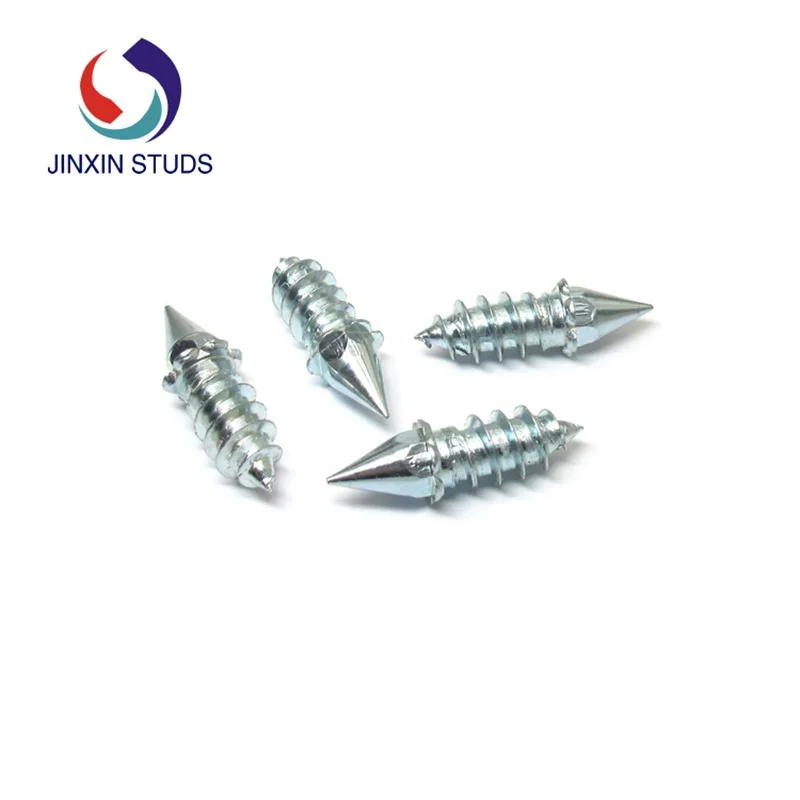 JX6*6-H25-T10/100PCS Tire Studs Screws Universal Anti-Slip Snow Nails for Car Motorcycle Off-road Tyre Cleats Auto Snow Spikes