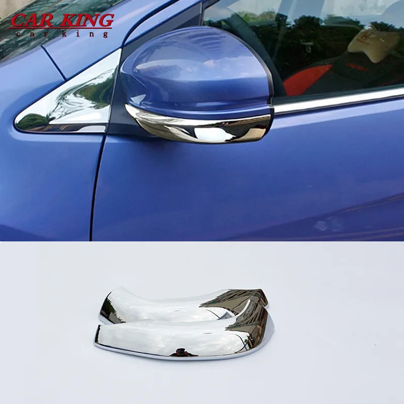 

For Honda Fit Jazz 2014-2017 2018 Car Styling ABS Chrome Rear View Rearview Side Glass Mirror Cover Trim Strip Sticks Frame 2pcs